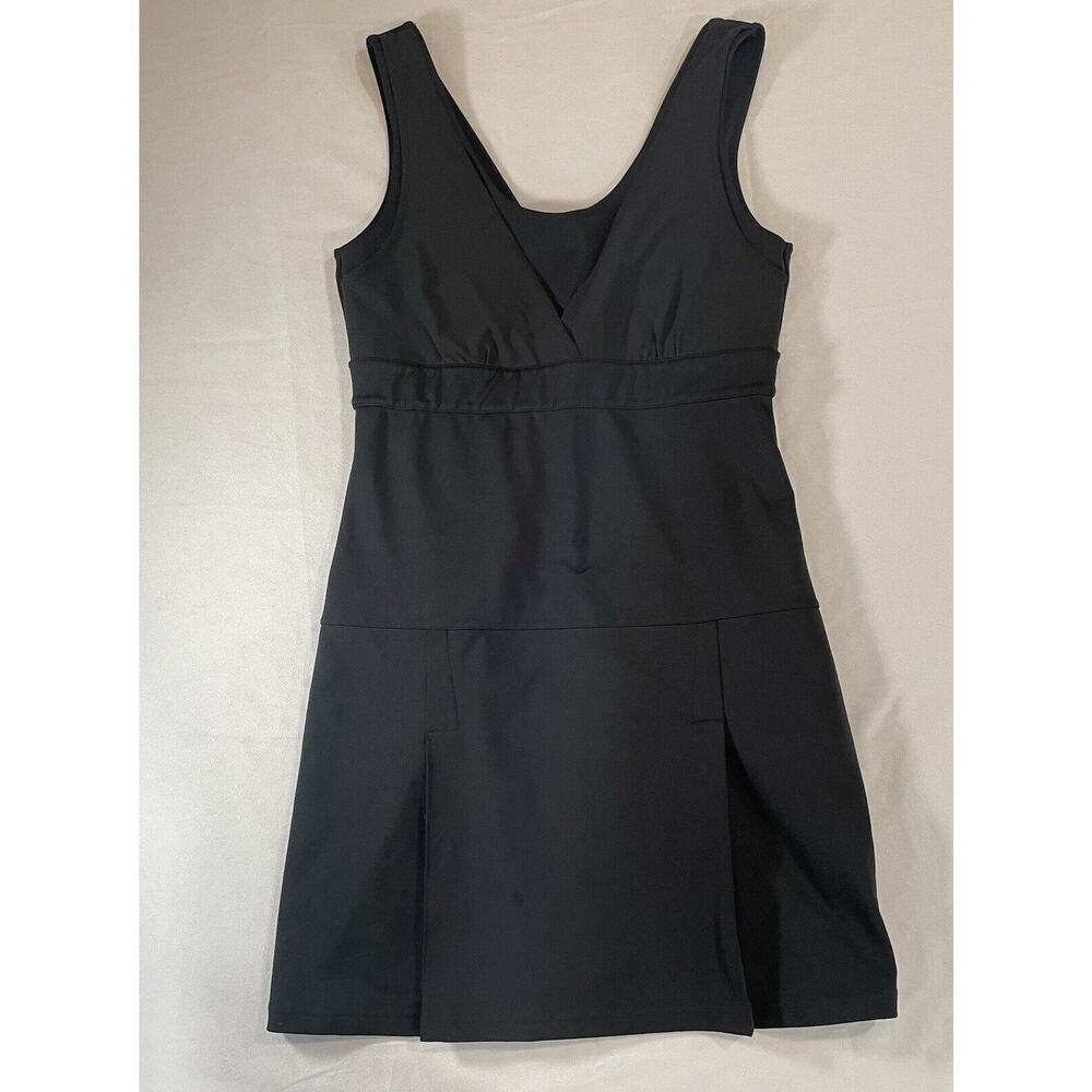 Athleta Black Tennis Dress Medium